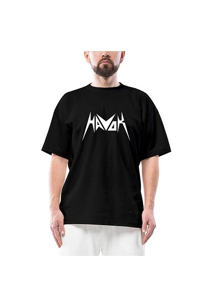 Z zepplin Μαύρο μπλουζάκι με λογότυπο Havok