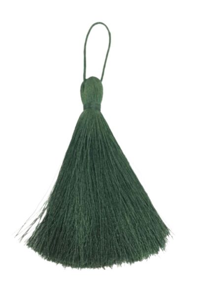 ATAMARKET Tassel Single 10 cm 1 Piece Khaki