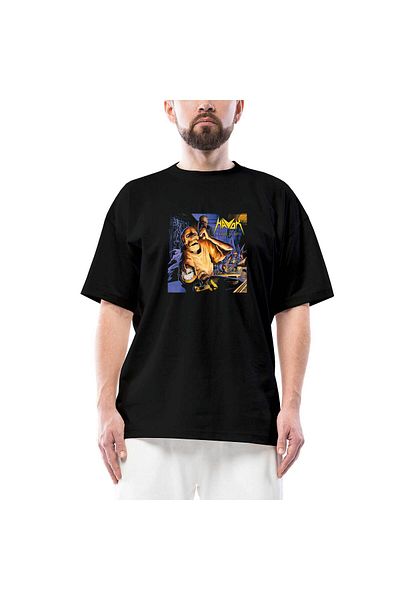 Z zepplin Havok Time Is Up Μαύρο μπλουζάκι Oversize