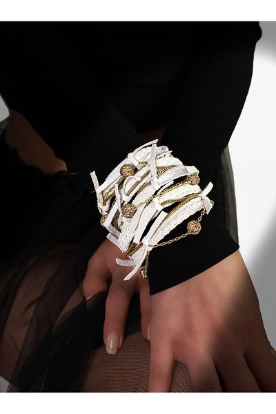 Bayemeyc Rogue Coil Snake Skin Bracelet