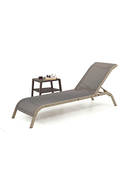 Divona Home NEXT KOLSUZ ŞEZLONG SERAMİK SET (4 ADET ) SEHPA  DAHİL DEĞİLDİR