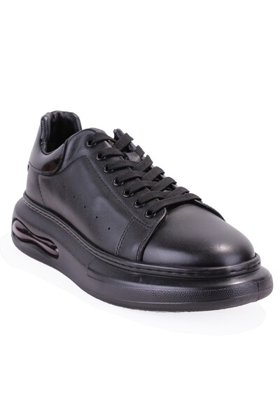 Hammer Jack 10225014 Marsa Black Orthopedic Casual Men's Leather Shoes
