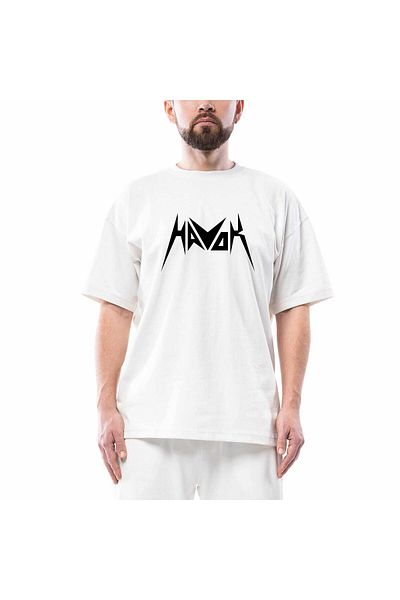 Z zepplin Λευκό μπλουζάκι με λογότυπο Havok