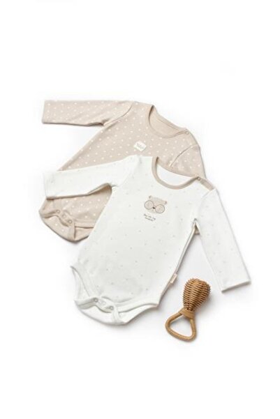 BabyCosy Organic Wear بيبي 2li بأكمام طويلة مصنوعة من القطن العضوي بنسبة 100%...