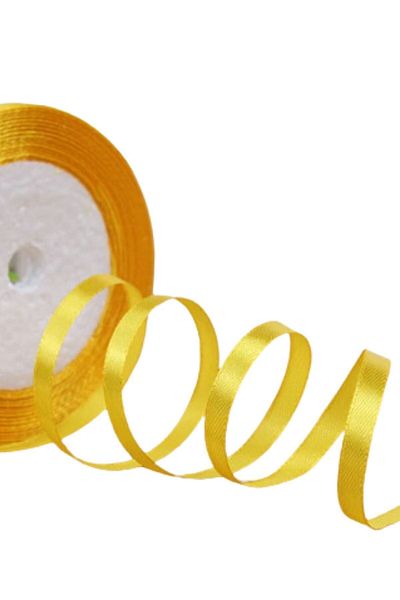 MBB ETİCARET Satin Ribbon 2 cm 10 Meters Mustard