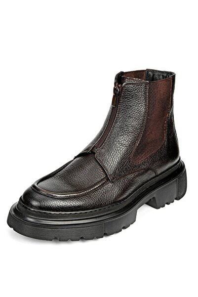 Byterre Steriona Hakiki Deri El Yapımı Erkek Kahverengi Bot