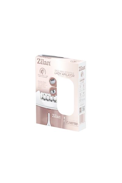 Zilan Epilator Zln8788 3 In 1, 2 Epilation Heads, 2 Speeds
