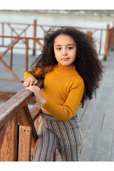 Hilal Akıncı Kids Knitwear Sweater and Glitter Pants