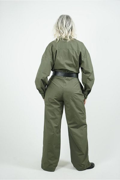 Hotfashion Button Detail Palazzo Jumpsuit