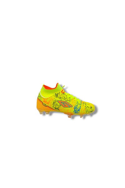 Zerhan Dugana F50 Kids Yellow Orange Sock Cleat Shoes