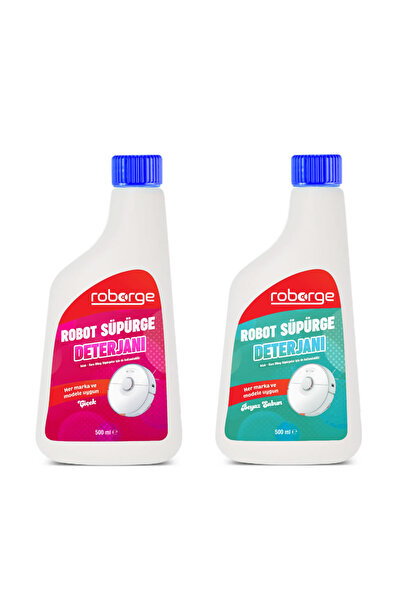 Roborge Robot Süpürge Deterjanı 500 ml X2- Çiçek - Beyaz Sabun