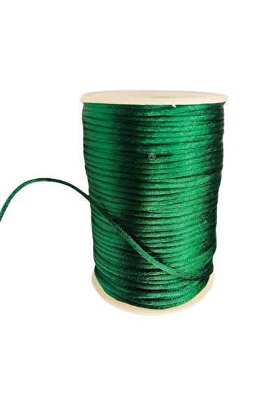 Light up Rat Tail Rope 2 mm Green 90 Mt