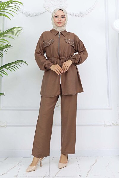 benguen Stoned Linen - Airobin Suit Tan (4766)
