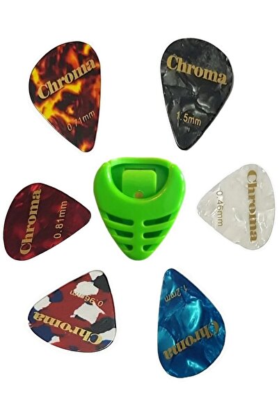 Chroma Pena 6' lı Pena Şarjörü Hediyeli  Chroma Sedefli Kaliteli Pena Gitar P...