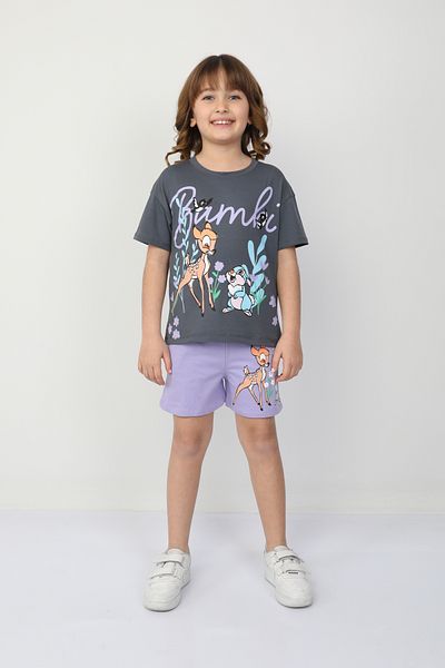 e-çocuk Ceylan Printed Girl's Suit 6531