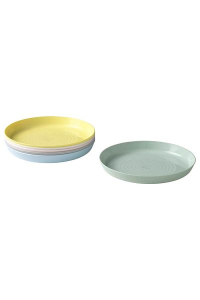 IKEA Plate, assorted colors, 6 pieces