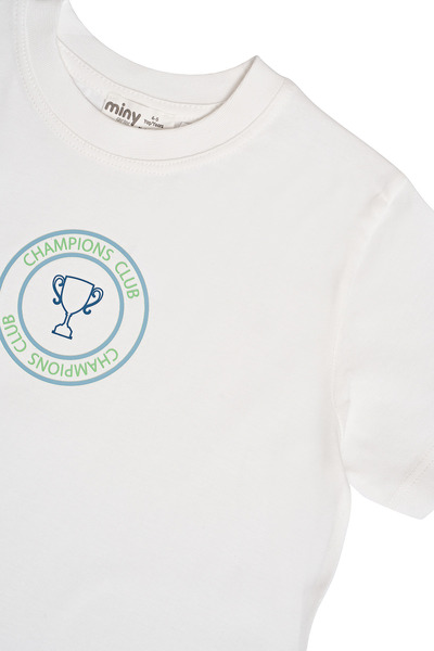 Miny Center Μπλουζάκι με κοντομάνικο εμπριμέ για αγόρι