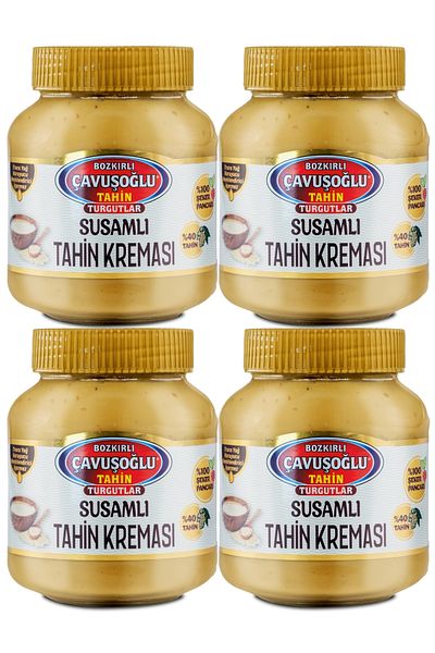 Bozkırlı Çavuşoğlu 330g Tahini Cream with Sesame - Set of 4