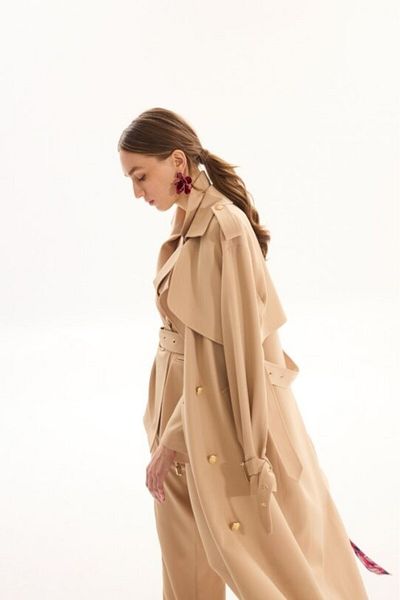 Missemramiss 4721 Rose Trench Coat