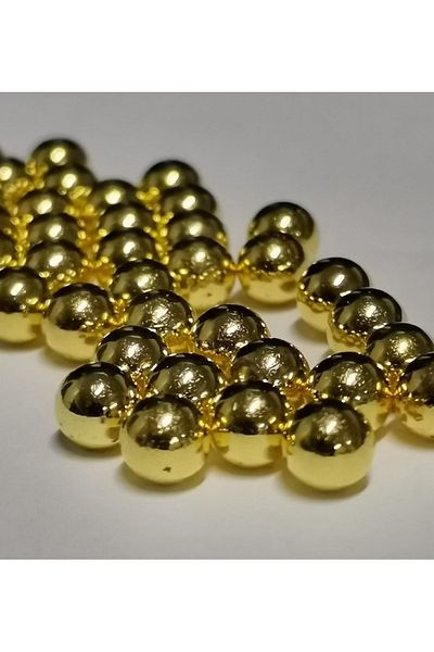 PASAMİA 4 mm Rose Gold Color Holeless Fake Pearl 25 gr (600-620 Pieces) (FASTENING NAIL IS NOT INCLUDED)