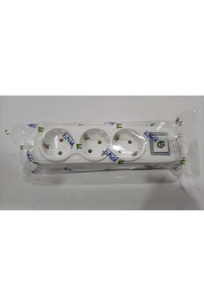 FAR 3'lü Grup Priz Anahtarlı Kablosuz Üçlü Başlık (Klemensli)