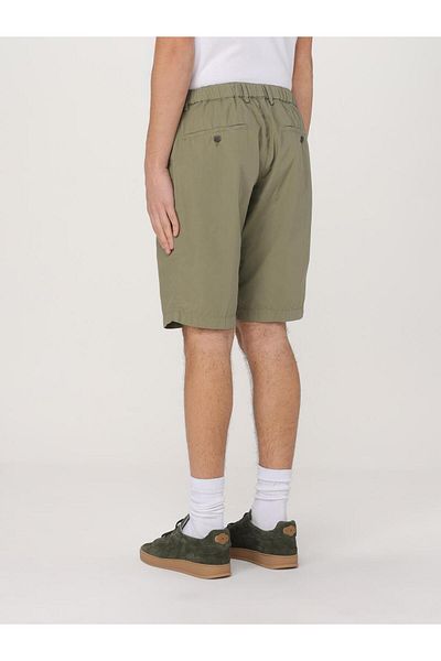 PAUL&SHARK Men's Regular Waist Straight 100% Cotton Green Shorts 25414026 -440