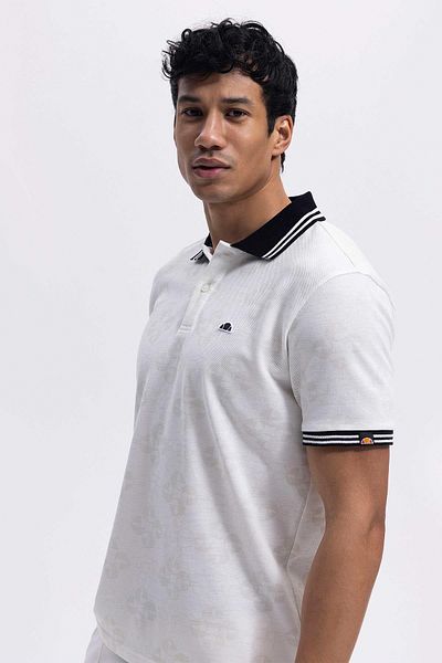 Ellesse Men's Polo Neck T-Shirt Em381-Wt