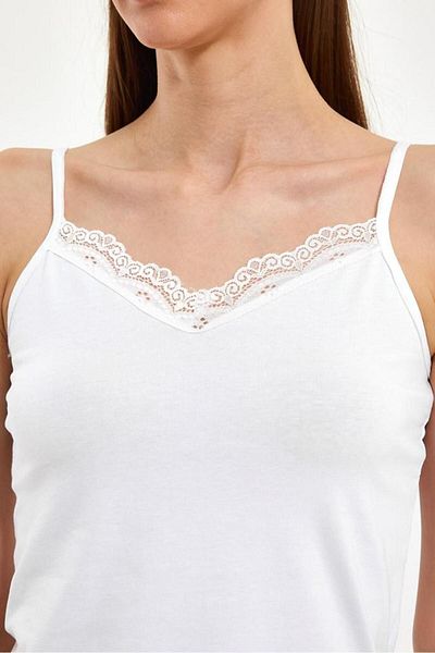 ZACHARIUZ White Lace Strappy Athlete Panties Set 0094