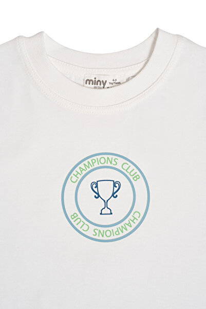 Miny Center Μπλουζάκι με κοντομάνικο εμπριμέ για αγόρι
