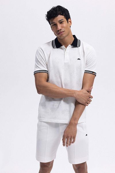 Ellesse Men's Polo Neck T-Shirt Em381-Wt