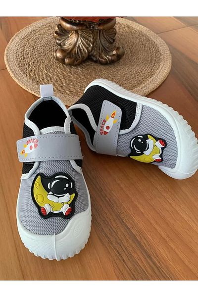 GEZER Summer Linen Boys' Shoes Asronot Game Gray