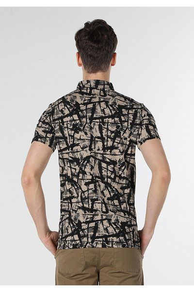 Colin's Ανδρικό κοντομάνικο μπλουζάκι με στάμπα Polo Slim Fit