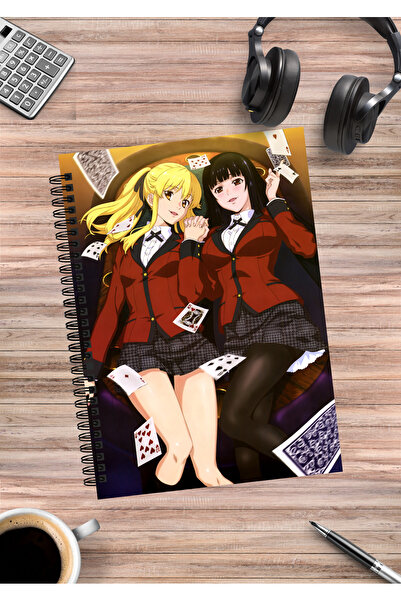 mertfigur Caiet cu spirală Kakegurui Anime A5 (50 coli)