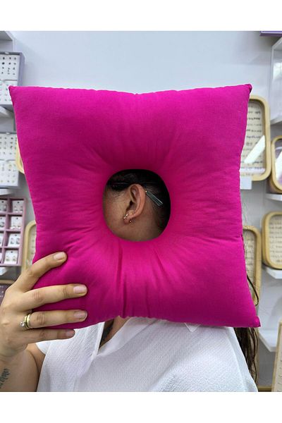 Arescollection Comfortable Sleeping Pillow with Piercing