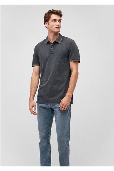 Mavi Men's Gray Polo T-shirt -065920-30653 Model