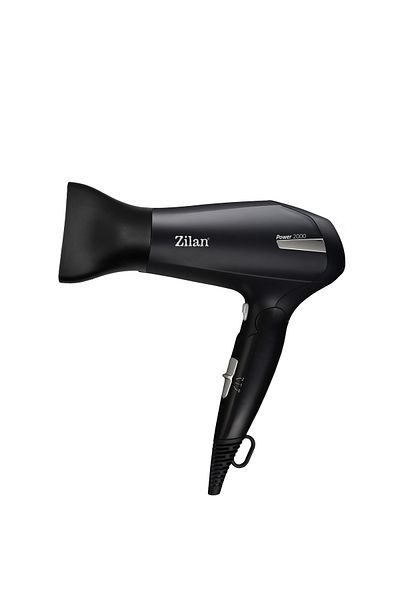 Zilan Uscator de par Zilan ZLN9396, 2000W, 2 trepte de viteza, 2 trepte de temperatura, Negru