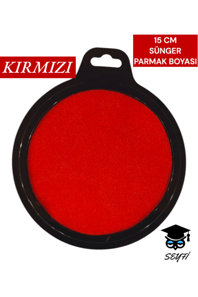 SEYFİKİRTASİYE 15 CM SÜNGER PARMAK BOYASI BASKI BOYASI