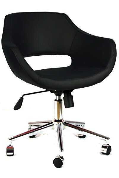 Bürocci Viva Metal Ayaklı Çalışma Koltuğu-Siyah-2021A0101