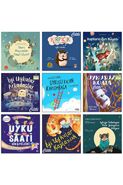 TÜRKİYE İŞ BANKASI KÜLTÜR YAYINLARI Uyku Saati Hikayeleri Uykusu Kaçan Kaplumbağa İyi Uykular Arkadaşlar Uykusuz Koala Kirpicik Uyku Zam