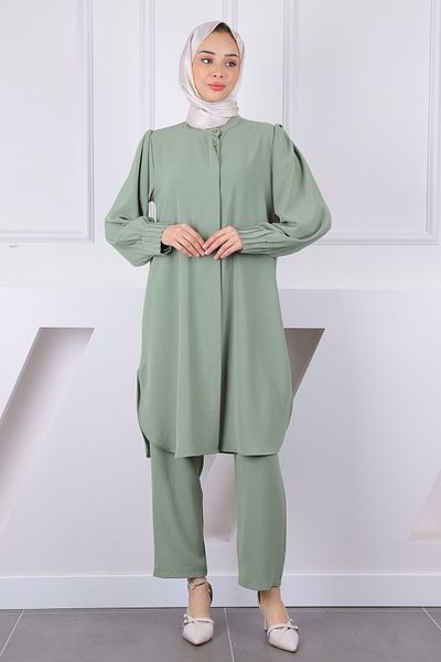 İmajButik Κοστούμι παντελόνι με ριμπ χιτώνα με ριμπ γιακά Judge