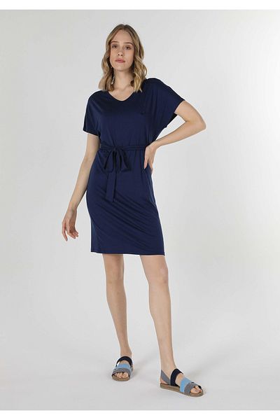 Colin's Regular Fit Women's Navy Blue Bat Dress