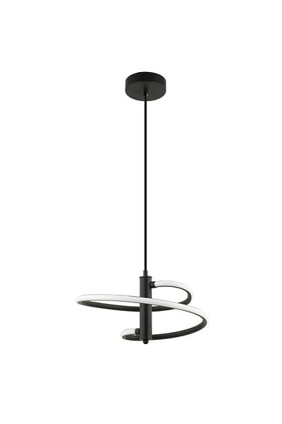Apliqa Lustra Led HubRom, PAROS Negru 3775-01-BL 25x90 cm 39 W / Lumina Calda,Rece,Neutra 0