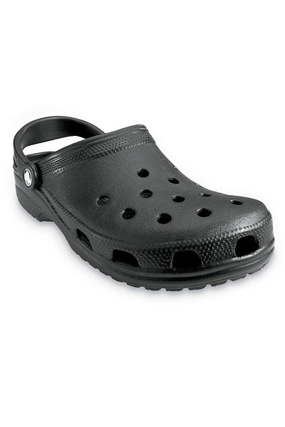 Crocs Κλασικές μαύρες παντόφλες Unisex