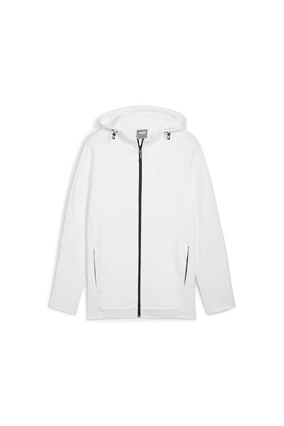 Puma Hanorac Evostripe cu fermoar complet Dk alb 68170002 Bărbați