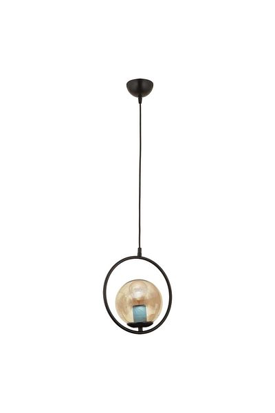 Apliqa Lustra HubRom, LUIS 3538-01-01-BL 25x74 cm 1xE27-60W Negru