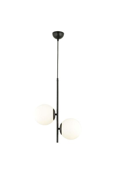 Apliqa Lustra HubRom, MALIBU 3489-02-01-BL 35x60 cm 2xE27-60W Negru
