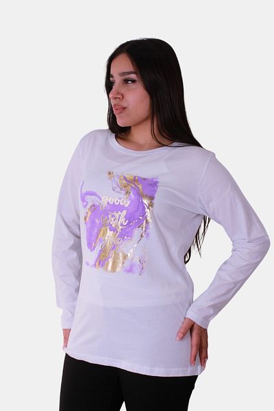 trender Bun cu hanorac alb pentru femei