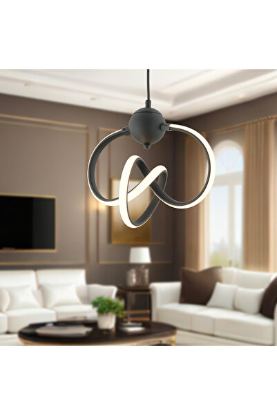 Apliqa Stark Sarkıt 35 Watt Sarkıt 3 Renkli Ledli Modern Mutfak Banyo Led Salon Sarkıt Avize