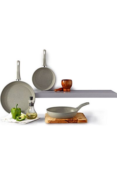 Bonera Marbella 3 Piece Granite Pan Set (20-24-26cm)