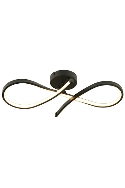 Apliqa Plafonieara Led HubRom, VETTO Negru 3843-01-BL 52x11 cm 38 W / Lumina Calda,Rece,Neutra 0
